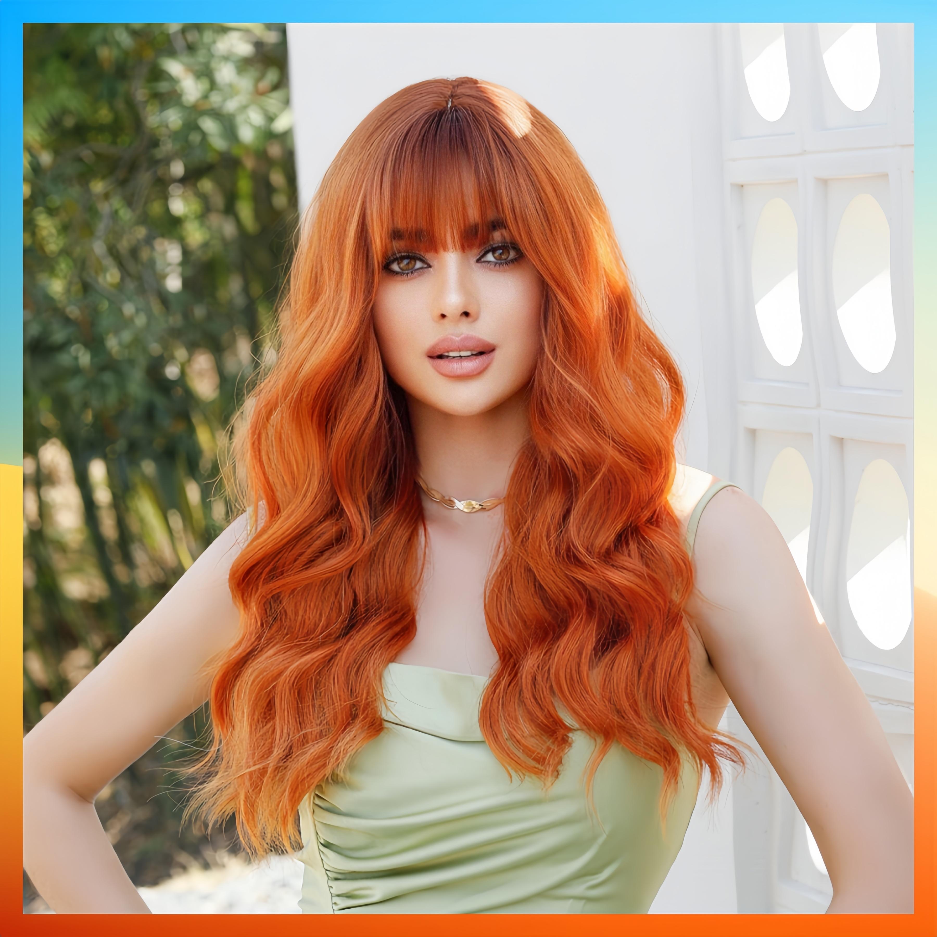 2025 Европейская мода длинный кудрявый парик для женщин тыквенно-оранжевый оранжевый
2025 Европейская мода длинный кудрявый парик для женщин тыквенно-оранжевый оранжевый
