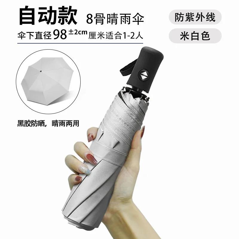8K Полностью автоматический складной зонт, утолщенный прозрачный зонт, виниловый солнцезащитный зонт, солнцезащитный зонт
8K Полностью автоматический складной зонт, утолщенный прозрачный зонт, виниловый солнцезащитный зонт, солнцезащитный зонт
