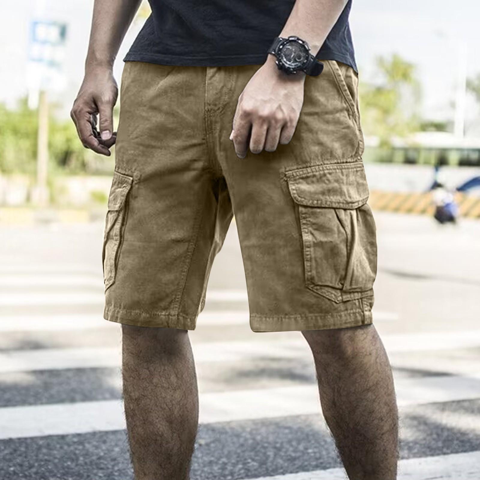 Мужские летние однотонные повседневные спортивные шорты карго с несколькими карманами XL хаки
Мужские летние однотонные повседневные спортивные шорты карго с несколькими карманами XL хаки