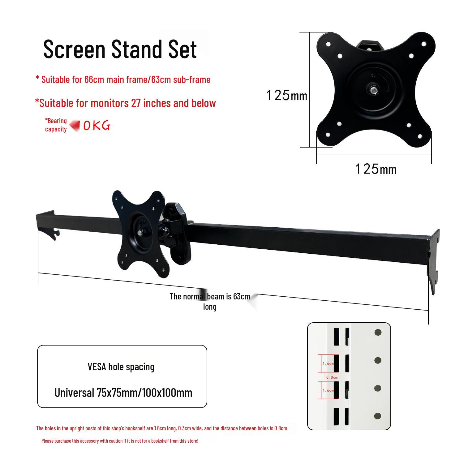 Desktop Monitor Stand Riser and Pegboard Shelving for Accessories
Desktop Monitor Stand Riser and Pegboard Shelving for Accessories