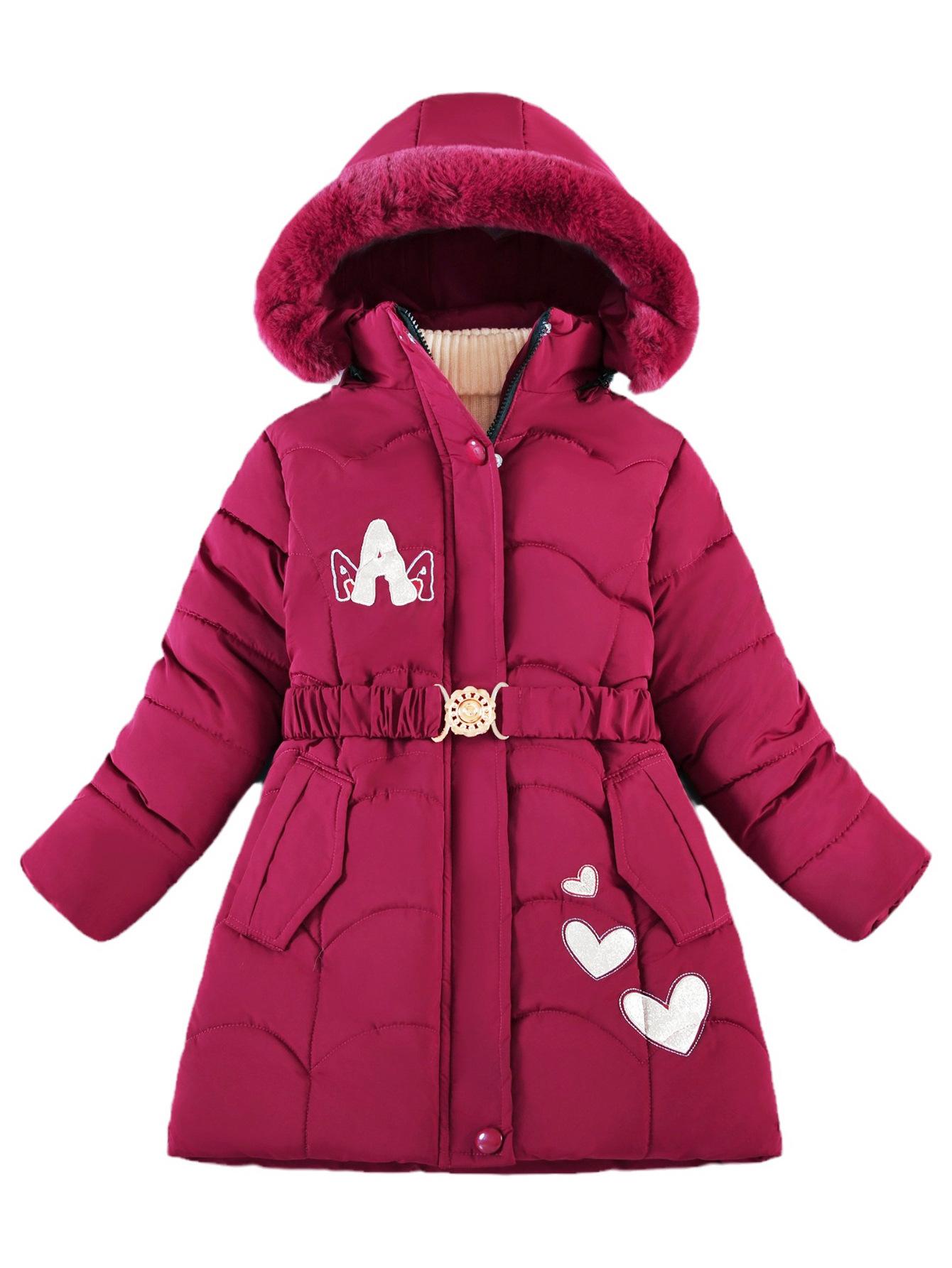 Детская стеганая и утолщенная теплая зимняя куртка средней длины для девочек 150cm розы красного
Детская стеганая и утолщенная теплая зимняя куртка средней длины для девочек 150cm розы красного