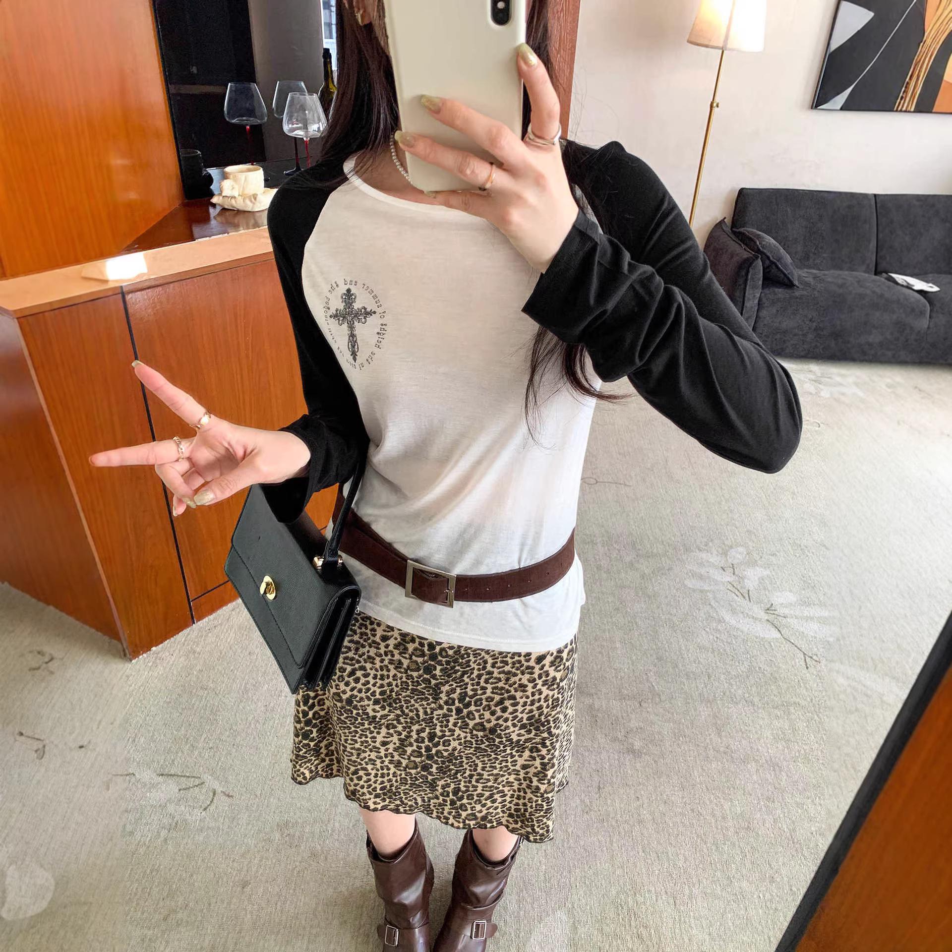 Women s Spring 2026 Lyocell Tencel Wool Raglan Color Block Long Sleeve T-Shirt - Slimming and Flattering Design Medium чёрный/белый
Women s Spring 2026 Lyocell Tencel Wool Raglan Color Block Long Sleeve T-Shirt - Slimming and Flattering Design Medium чёрный/белый