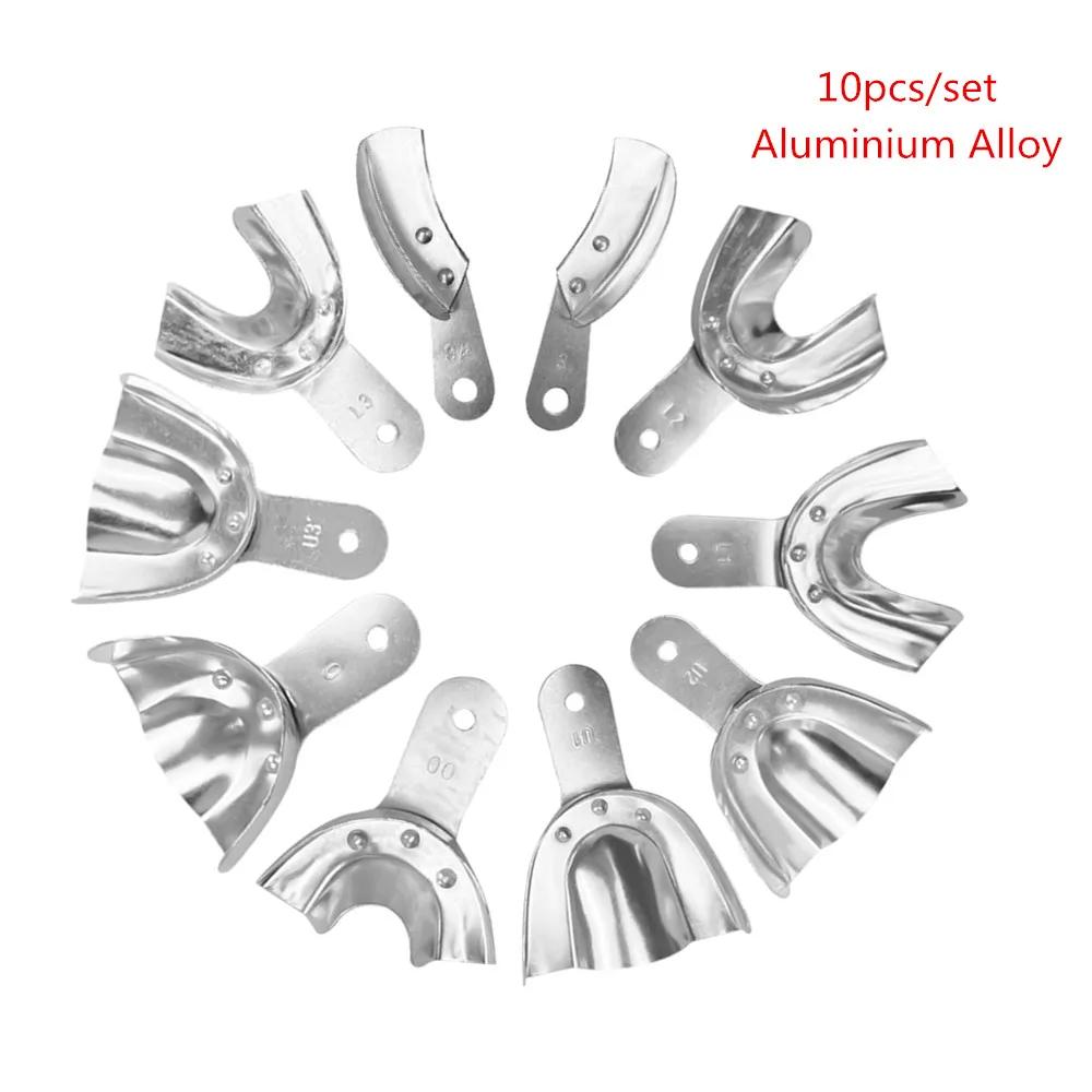 10pcs/Set Dental Tray Impression Aluminum Alloy Autoclavable Metal Teeth Trays Holder Dentistry Lab Tool Dentist Instrument
10pcs/Set Dental Tray Impression Aluminum Alloy Autoclavable Metal Teeth Trays Holder Dentistry Lab Tool Dentist Instrument