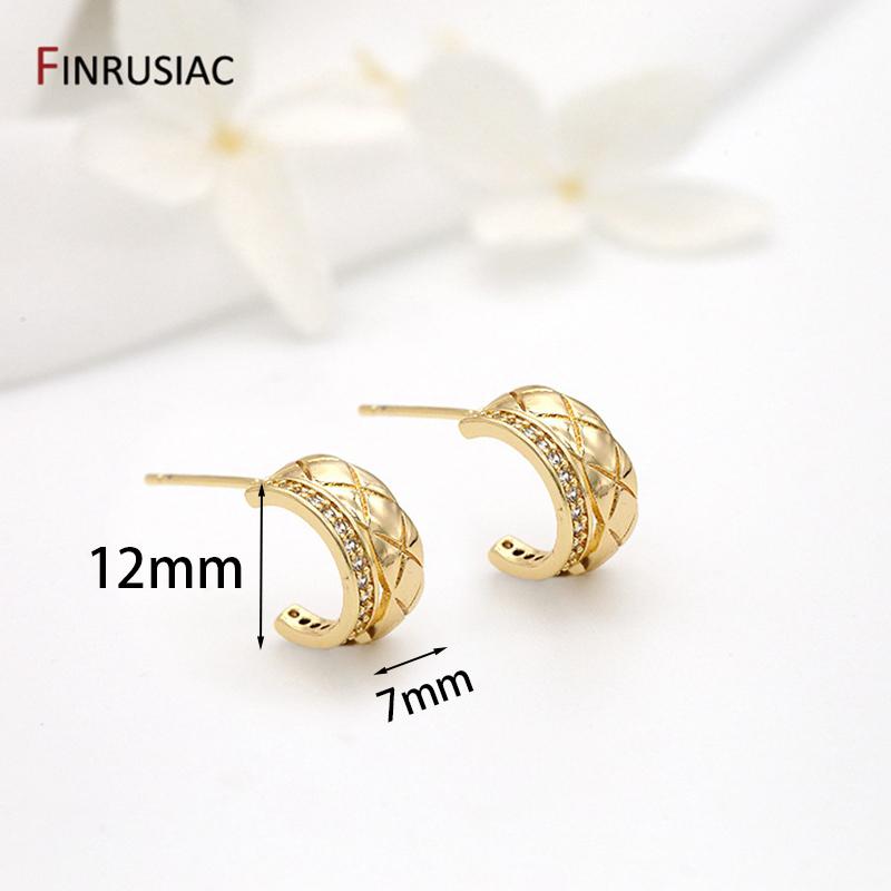 New Luxury 14K Gold Plated Brass Zircon C-Shape Stud Earrings For Women Butterfly Ear Stud Party Jewelry Accessories 1 pair
New Luxury 14K Gold Plated Brass Zircon C-Shape Stud Earrings For Women Butterfly Ear Stud Party Jewelry Accessories 1 pair