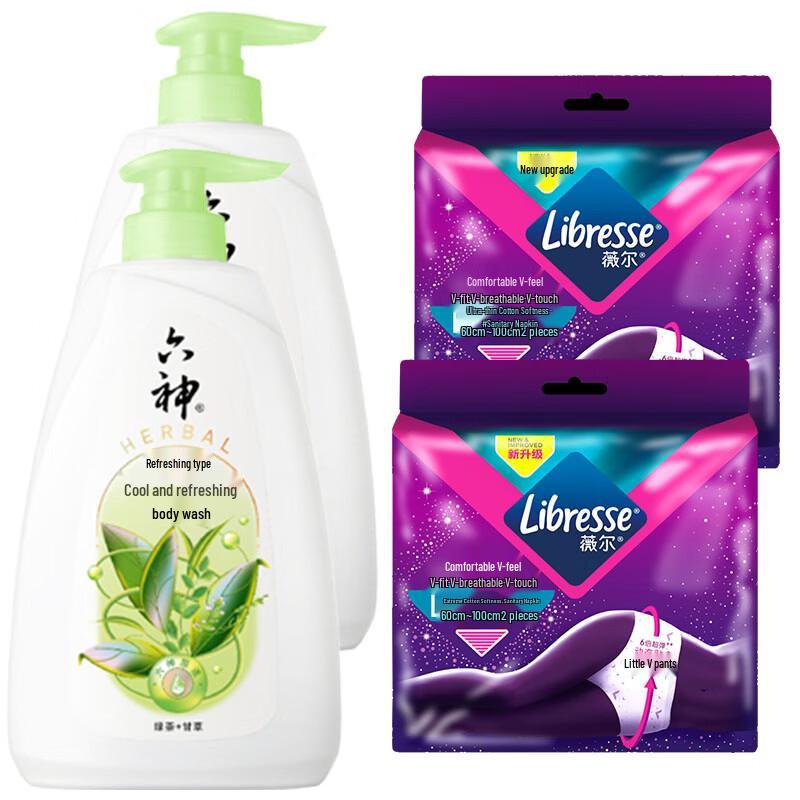 Liùshén Refreshing Shower Gel & Vinda Comfort Panty Liners Bundle
Liùshén Refreshing Shower Gel & Vinda Comfort Panty Liners Bundle