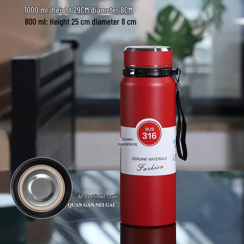 Премиальная кружка-заварник для чая из нержавеющей стали 316 большой вместимости с ручкой - Настраиваемая и изолированная чашка для воды 800ml
Премиальная кружка-заварник для чая из нержавеющей стали 316 большой вместимости с ручкой - Настраиваемая и изолированная чашка для воды 800ml