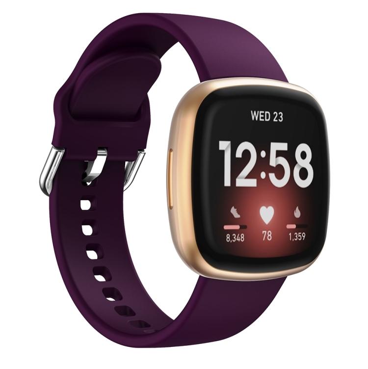 For Fitbit Versa 3 Silicone Watch Band(Black) фіолетовий
For Fitbit Versa 3 Silicone Watch Band(Black) фіолетовий