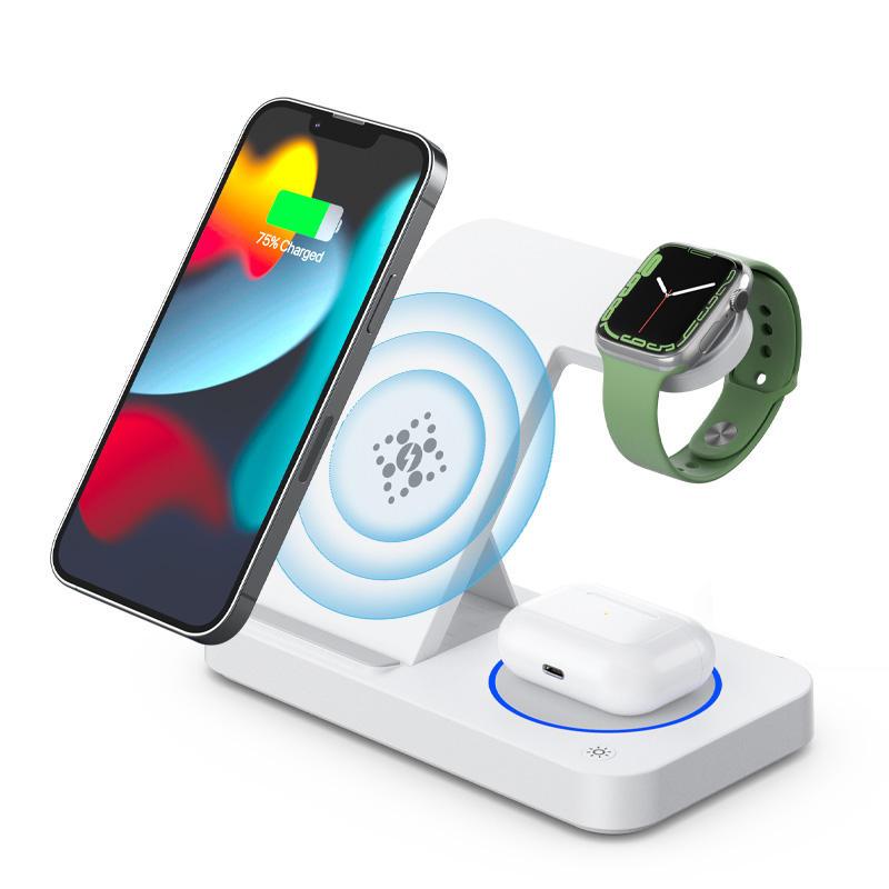 New Trending 15W Fast Wireless Charger Three-in-One Foldable Magnetic Suction Phone Headphone Watch 4-in-1 Electric Charging Universal білий
New Trending 15W Fast Wireless Charger Three-in-One Foldable Magnetic Suction Phone Headphone Watch 4-in-1 Electric Charging Universal білий