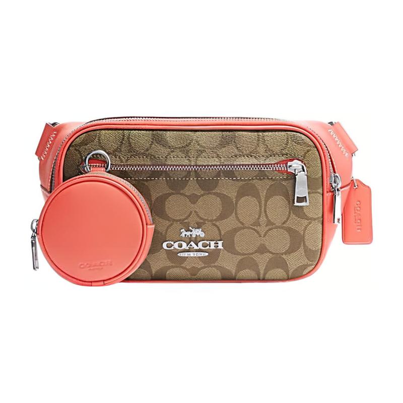 COACH fanny pack Elias 23 letter logo logo zipper closure classic presbyopia artificial leather mother-in-law bag shoulder crossbody bag waist bag коричневий
COACH fanny pack Elias 23 letter logo logo zipper closure classic presbyopia artificial leather mother-in-law bag shoulder crossbody bag waist bag коричневий