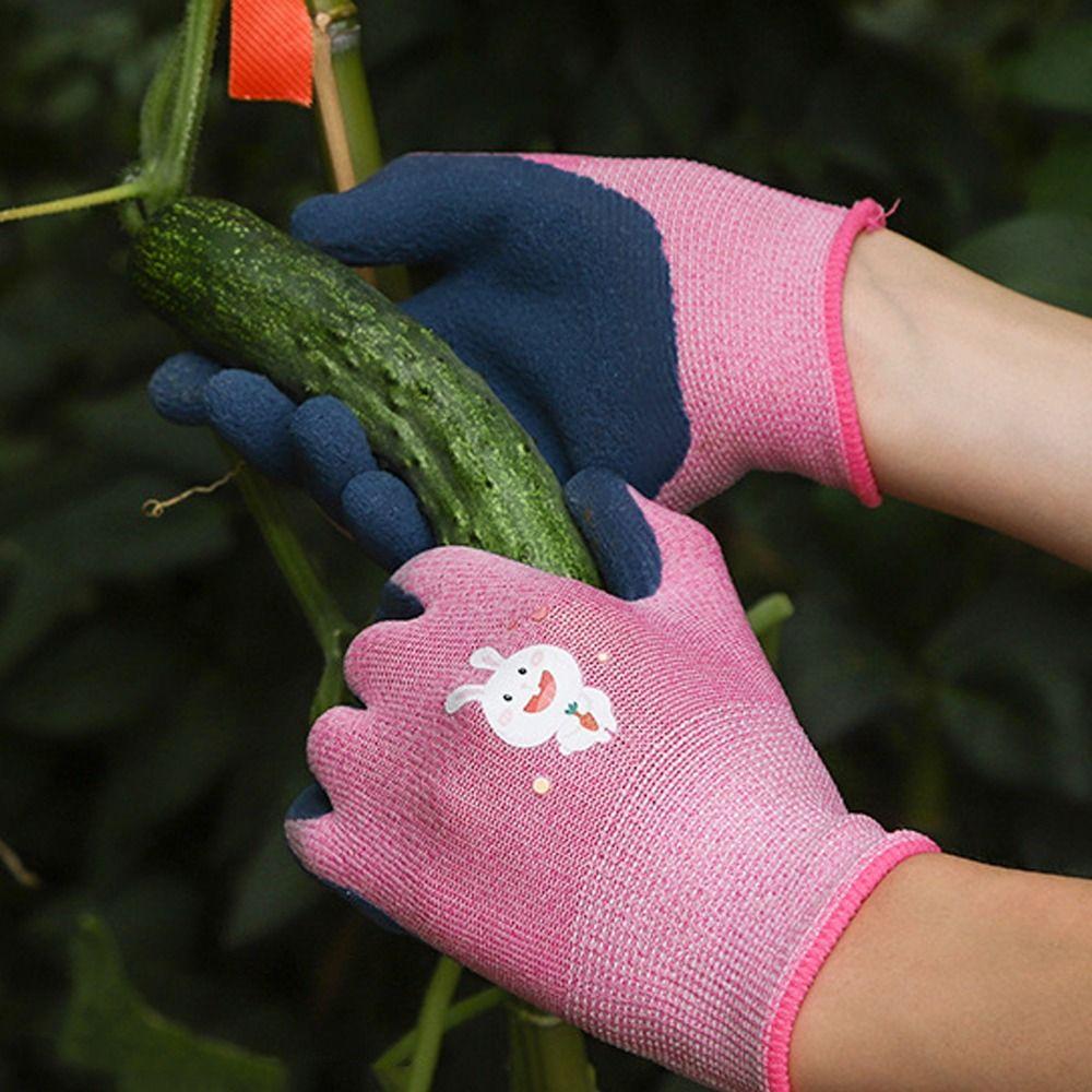 2 Pairs Cartoon Animal Protective Gloves Thickening Gardening Gloves for Student Children S рожевий
2 Pairs Cartoon Animal Protective Gloves Thickening Gardening Gloves for Student Children S рожевий