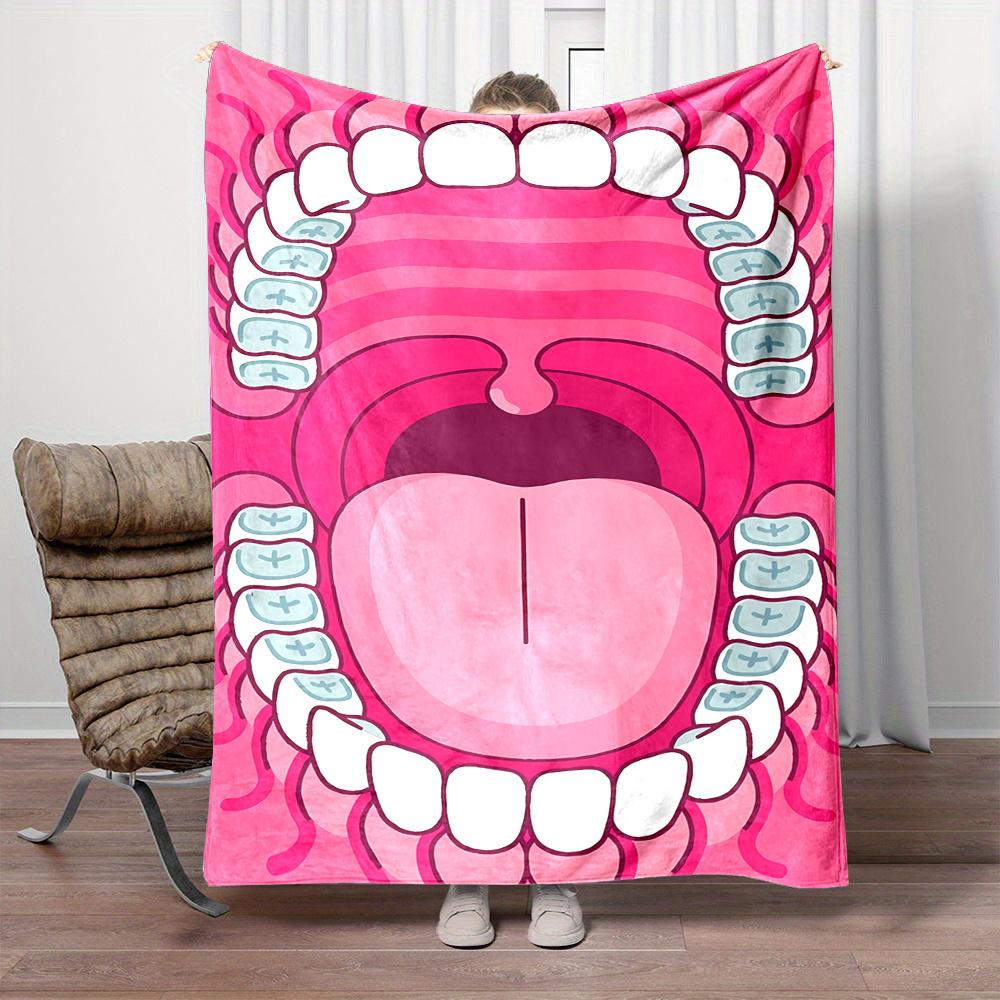 Cartoon mouth pattern Flannel printed blanket suitable for all seasons suitable for living room office sofa and travel 180x250CM 75x100cm (30x40inch)
Cartoon mouth pattern Flannel printed blanket suitable for all seasons suitable for living room office sofa and travel 180x250CM 75x100cm (30x40inch)