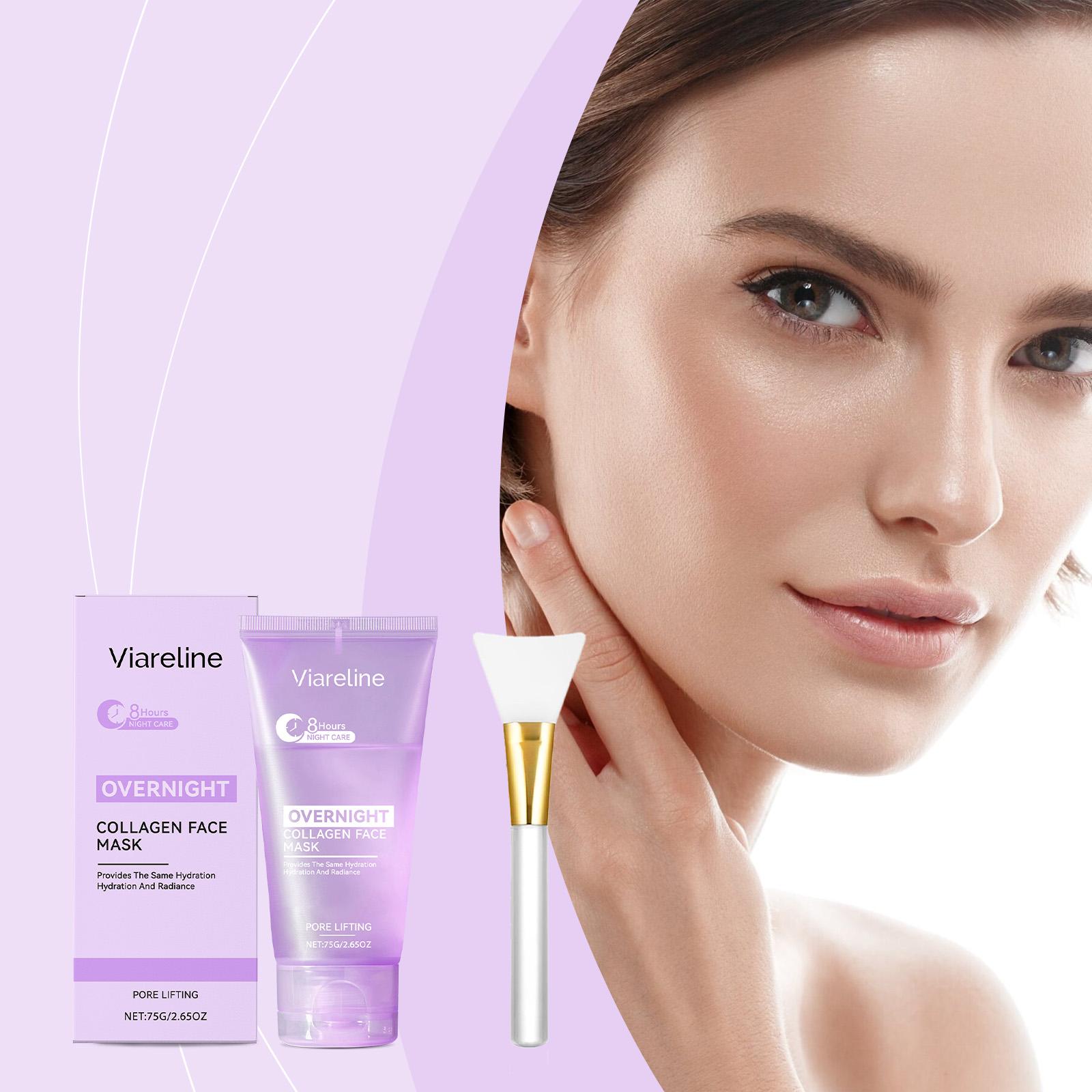 Collagen Moisturizing Peel-Off Mask with Brush Gentle Hydration Nourishing Smooth Facial Skin Care
Collagen Moisturizing Peel-Off Mask with Brush Gentle Hydration Nourishing Smooth Facial Skin Care