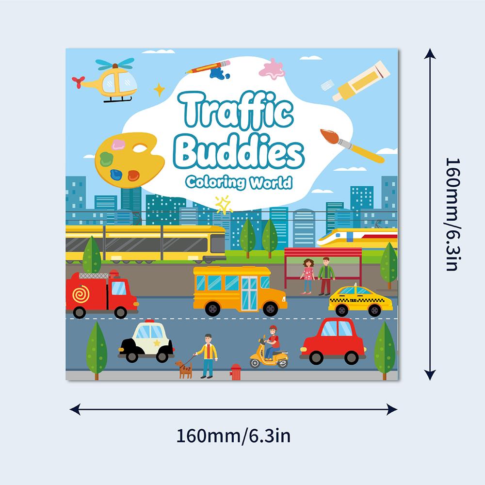 Hot selling coloring book with cartoon simple strokes, containing 16 cartoon patterns
Hot selling coloring book with cartoon simple strokes, containing 16 cartoon patterns
