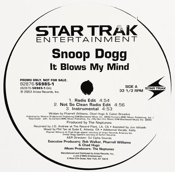 12inch Record SNOOP DOGG / ROSCO P. COLDCHAIN - It Blows My Mind / Hot 82876569851 Star Trak Enter 2003 US Rap & Hip-Hop/R&B Used
12inch Record SNOOP DOGG / ROSCO P. COLDCHAIN - It Blows My Mind / Hot 82876569851 Star Trak Enter 2003 US Rap & Hip-Hop/R&B Used