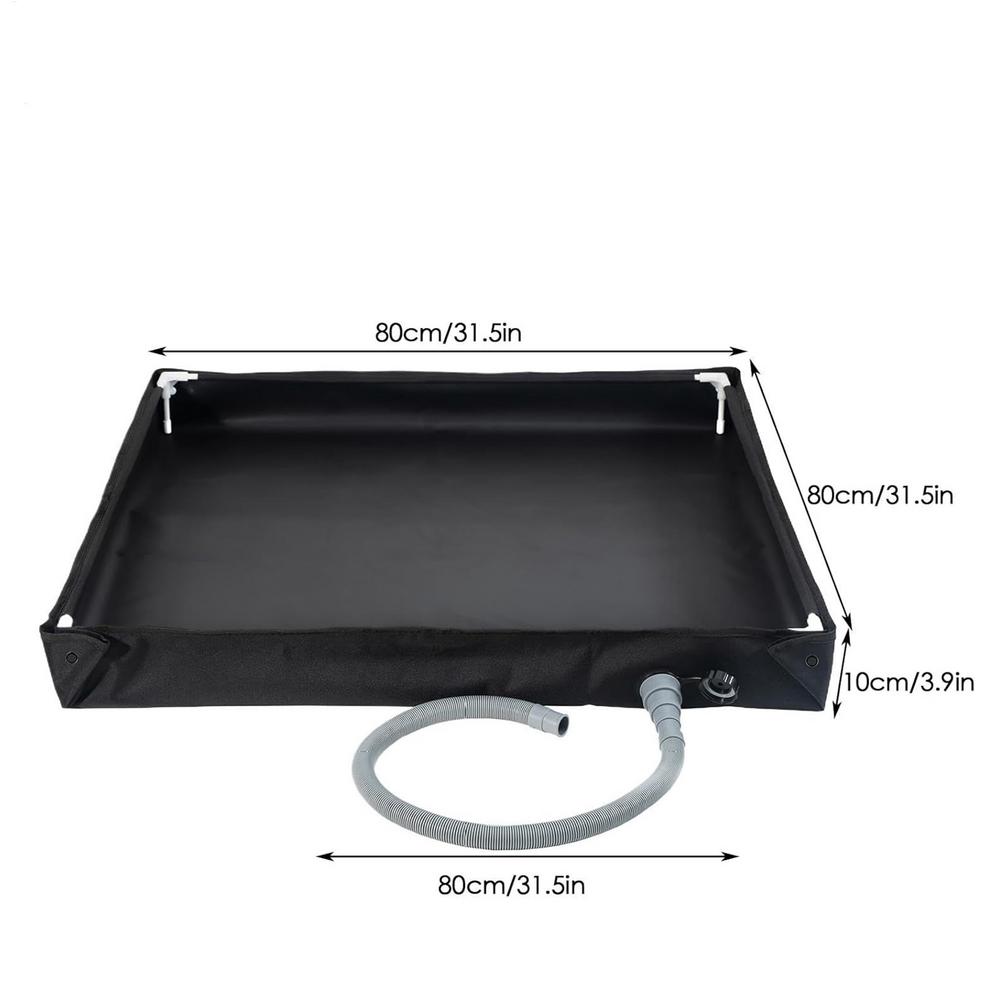 Foldable Shower Pan with Drain Hose Portable Outdoor Shower Base Water Containment Mat for Camping RV, Tent Awning чорний
Foldable Shower Pan with Drain Hose Portable Outdoor Shower Base Water Containment Mat for Camping RV, Tent Awning чорний