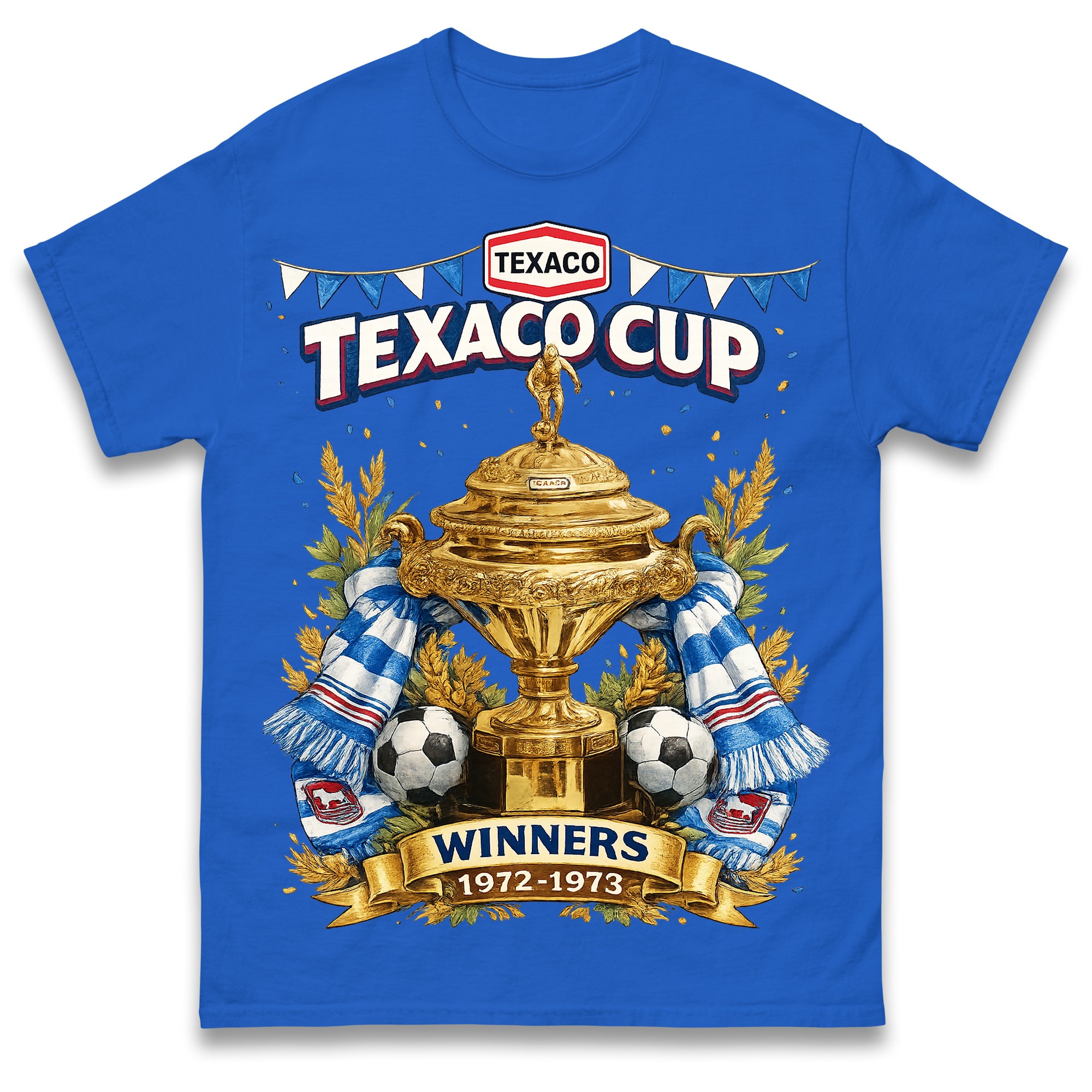 Retro Ipswich Texaco Cup Winners 1972-1973 T Shirt Tshirt Mens Womens Unisex Tops Tees 4XL
Retro Ipswich Texaco Cup Winners 1972-1973 T Shirt Tshirt Mens Womens Unisex Tops Tees 4XL