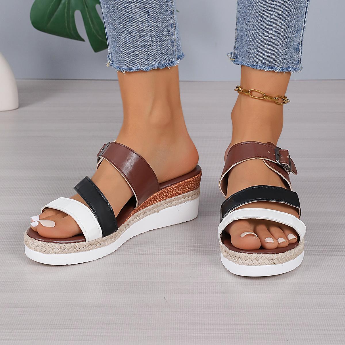 Женские сандалии на плоской подошве с кожаным ремешком в римском стиле, летняя женская обувь высокого качества с пряжкой и ремешком 43
Женские сандалии на плоской подошве с кожаным ремешком в римском стиле, летняя женская обувь высокого качества с пряжкой и ремешком 43