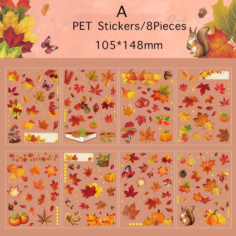Journamm 8pcs/pack Plants Flowers Leaf PET Stickers Decor Scrapbooking Collage Junk Journal Planner Decor Sticker Stationery
Journamm 8pcs/pack Plants Flowers Leaf PET Stickers Decor Scrapbooking Collage Junk Journal Planner Decor Sticker Stationery