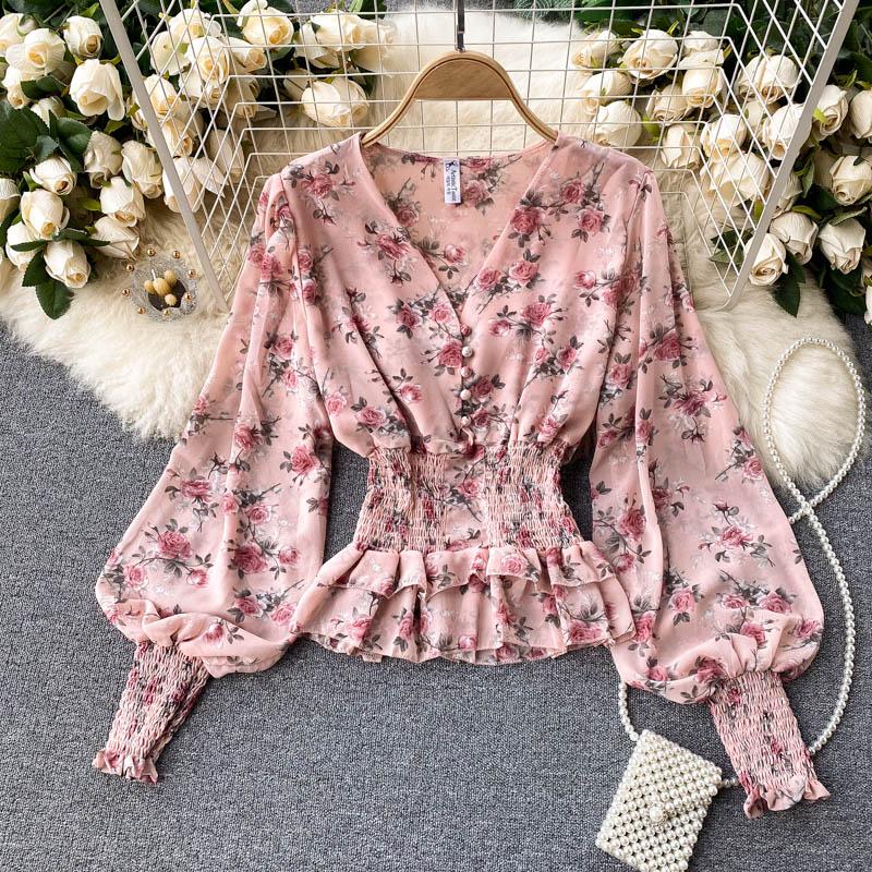 RUGOD Шифон Lange Mouwen Met Zoete Schimmel Rand En Slanke Taille V-hals Slim Fit Korte Bubble Mouwen Блузка Vrouwen One Size чёрный
RUGOD Шифон Lange Mouwen Met Zoete Schimmel Rand En Slanke Taille V-hals Slim Fit Korte Bubble Mouwen Блузка Vrouwen One Size чёрный