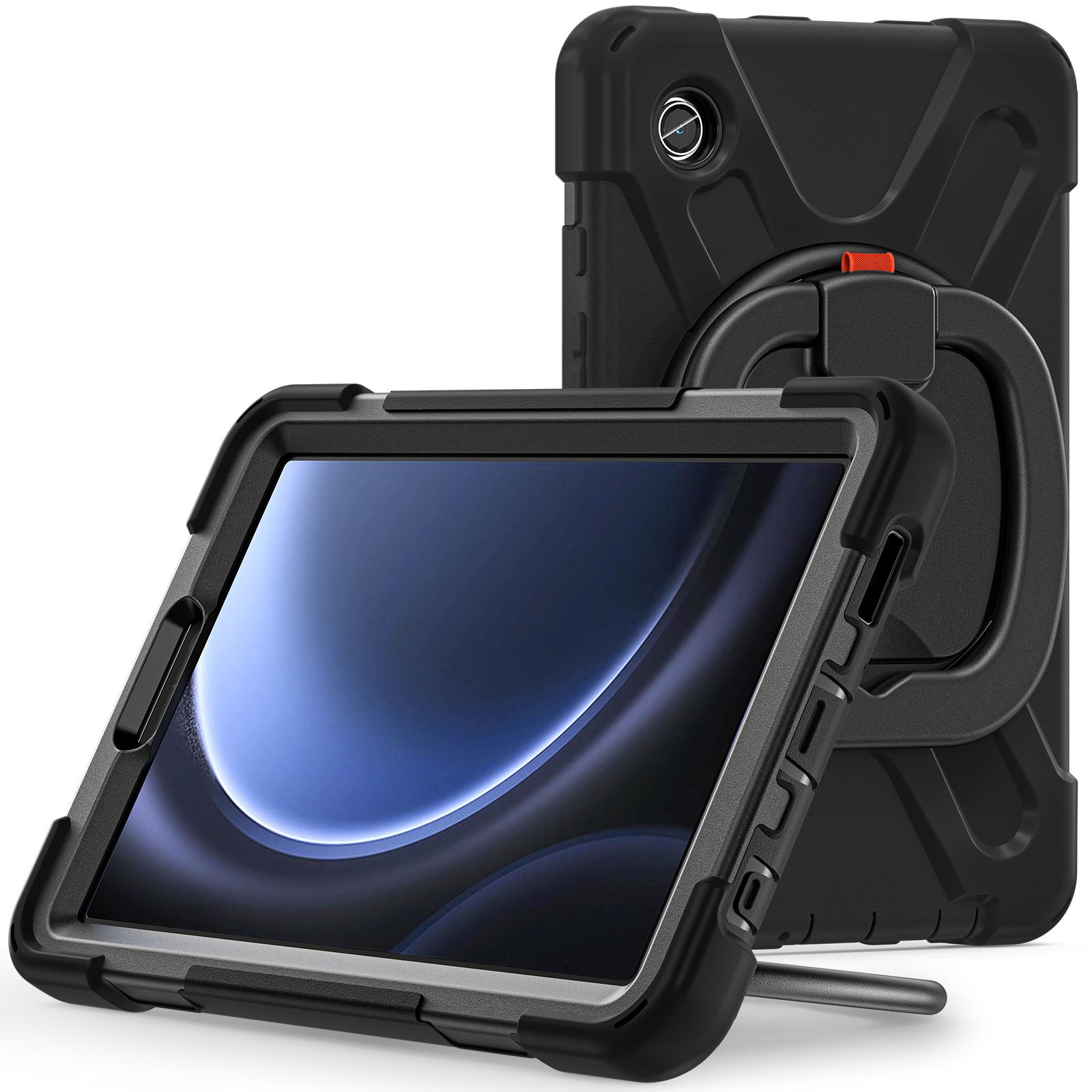 For Samsung Galaxy Tab A9 Case Rotary Kickstand PC+Silicone Cover with Shoulder Strap C
For Samsung Galaxy Tab A9 Case Rotary Kickstand PC+Silicone Cover with Shoulder Strap C