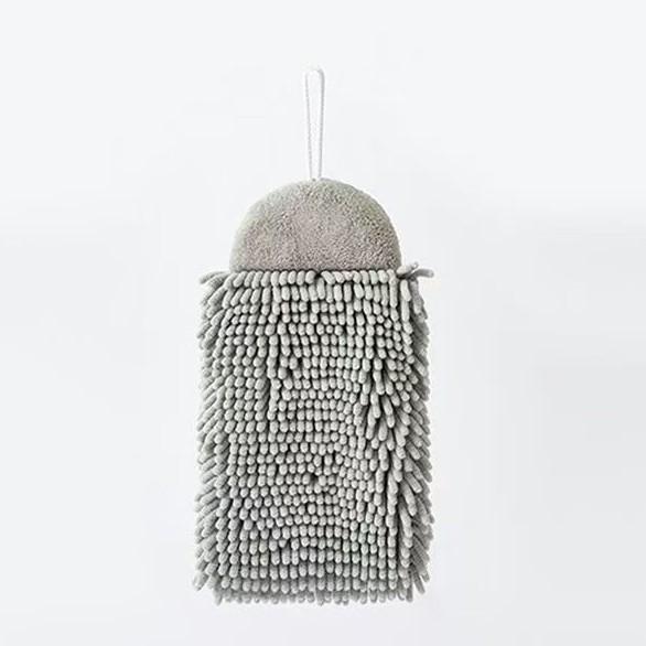 Chenille Quick-Dry Absorbent Hanging Towel for Kitchen & Bathroom 27x15 cm серый
Chenille Quick-Dry Absorbent Hanging Towel for Kitchen & Bathroom 27x15 cm серый