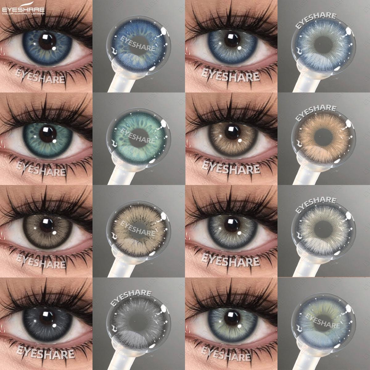 EYESHARE New Naturally Color Contact Lenses for Eyes 1Pair Blue Contact Brown Eyes Makeup Lenses Yearly Gray Beautiful Pupil
EYESHARE New Naturally Color Contact Lenses for Eyes 1Pair Blue Contact Brown Eyes Makeup Lenses Yearly Gray Beautiful Pupil