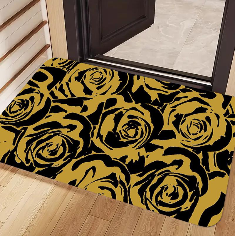 Elegant Rose Floral Area Rug Vintage Romantic Flower Print Decorative Entryway Door Mat for Hallway Non Slip Soft 40x60cm
Elegant Rose Floral Area Rug Vintage Romantic Flower Print Decorative Entryway Door Mat for Hallway Non Slip Soft 40x60cm