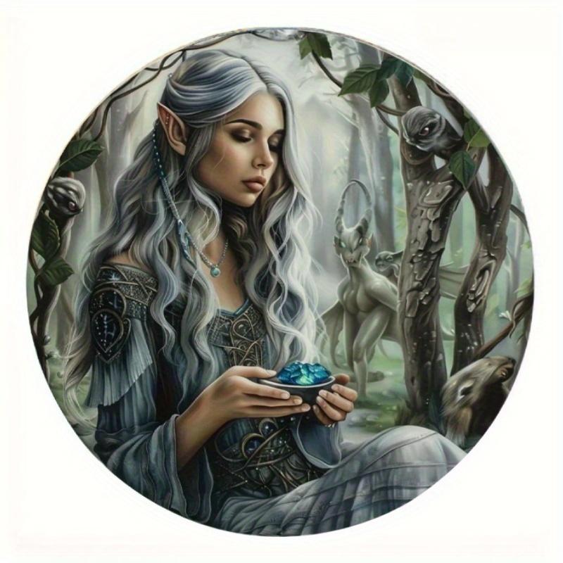 2d Плоский 20*20см, Кругла Дерев яна Настінна Картина Арт Знак, Фантастична Тема Лісового Ельфа, для Дому, Кухні, Саду, Спальні, Декору Бару. 20*20cm
2d Плоский 20*20см, Кругла Дерев яна Настінна Картина Арт Знак, Фантастична Тема Лісового Ельфа, для Дому, Кухні, Саду, Спальні, Декору Бару. 20*20cm