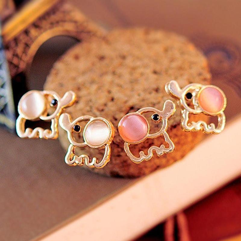 Модные милые серьги-гвоздики с изображением слона и кошки, пупка, ювелирные изделия
Модные милые серьги-гвоздики с изображением слона и кошки, пупка, ювелирные изделия