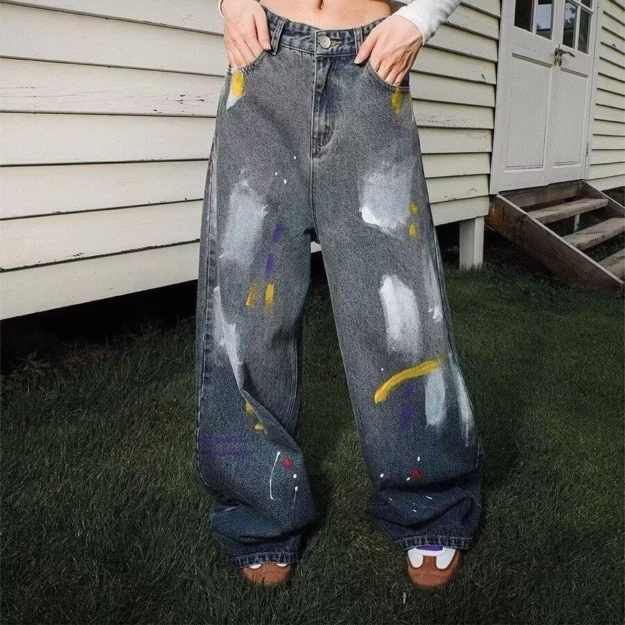 Мужские джинсы Ins Jeans Мужские рваные укороченные брюки Harajuku Straight Leg Весенние модные свободные прямые брюки S синий
Мужские джинсы Ins Jeans Мужские рваные укороченные брюки Harajuku Straight Leg Весенние модные свободные прямые брюки S синий