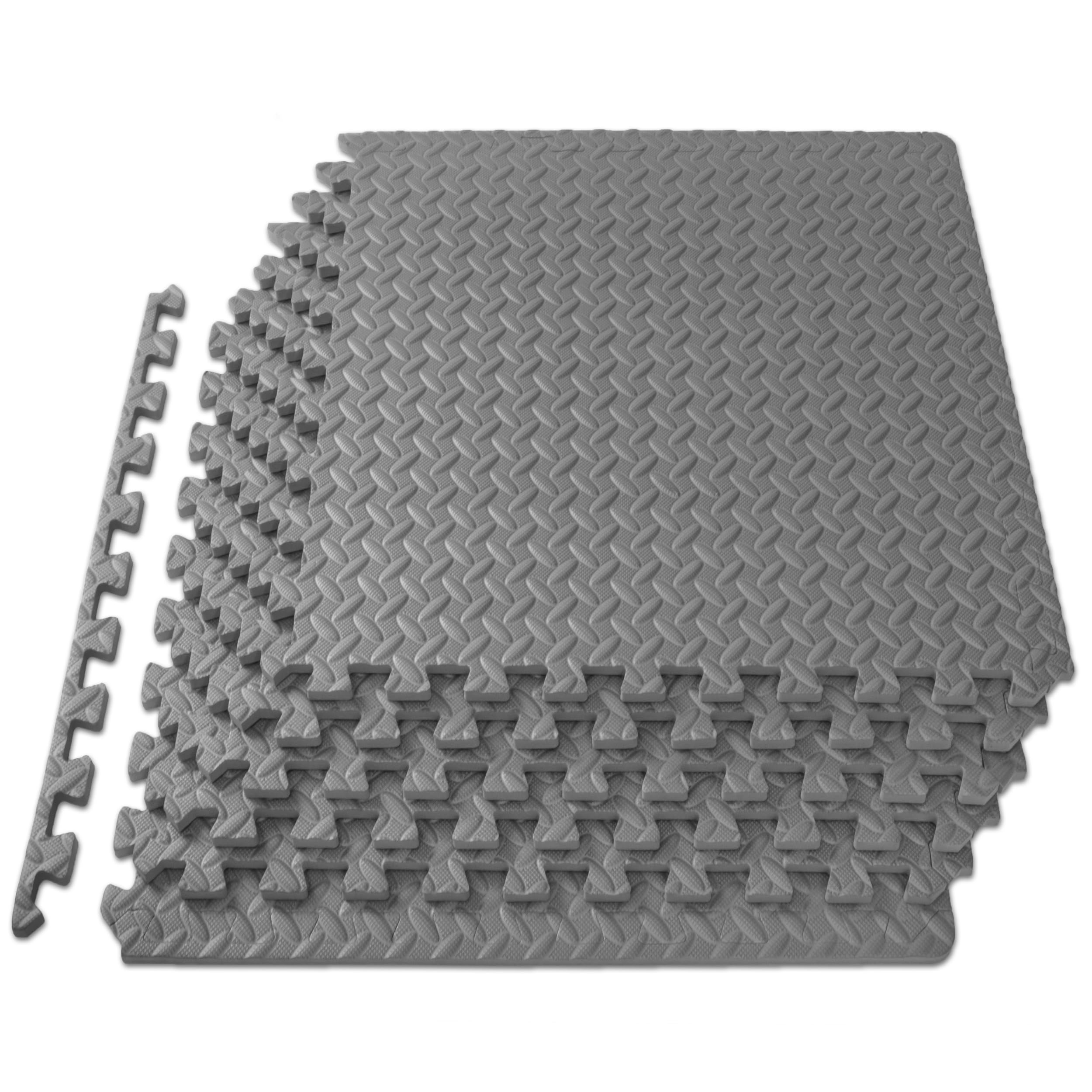 ProsourceFit Exercise Puzzle Mat Серый EVA Foam Блокирующиеся плитки Защитное и амортизирующее напольное покрытие для тренажеров Тренажерный зал и игровая зона Sq плитка
ProsourceFit Exercise Puzzle Mat Серый EVA Foam Блокирующиеся плитки Защитное и амортизирующее напольное покрытие для тренажеров Тренажерный зал и игровая зона Sq плитка