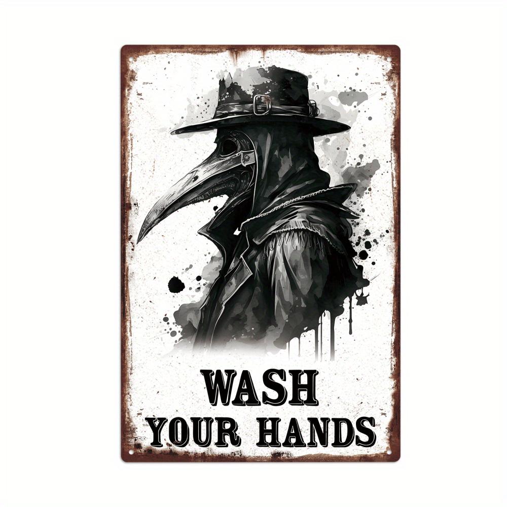 1pc Vintage Metal Tin Sign, Wash Your Hands, Wall Art Decor for Home Toilet Washroom Rest Room Bathroom, Gift for Birthdays 20x30cm(7.8x11.8inch)
1pc Vintage Metal Tin Sign, Wash Your Hands, Wall Art Decor for Home Toilet Washroom Rest Room Bathroom, Gift for Birthdays 20x30cm(7.8x11.8inch)