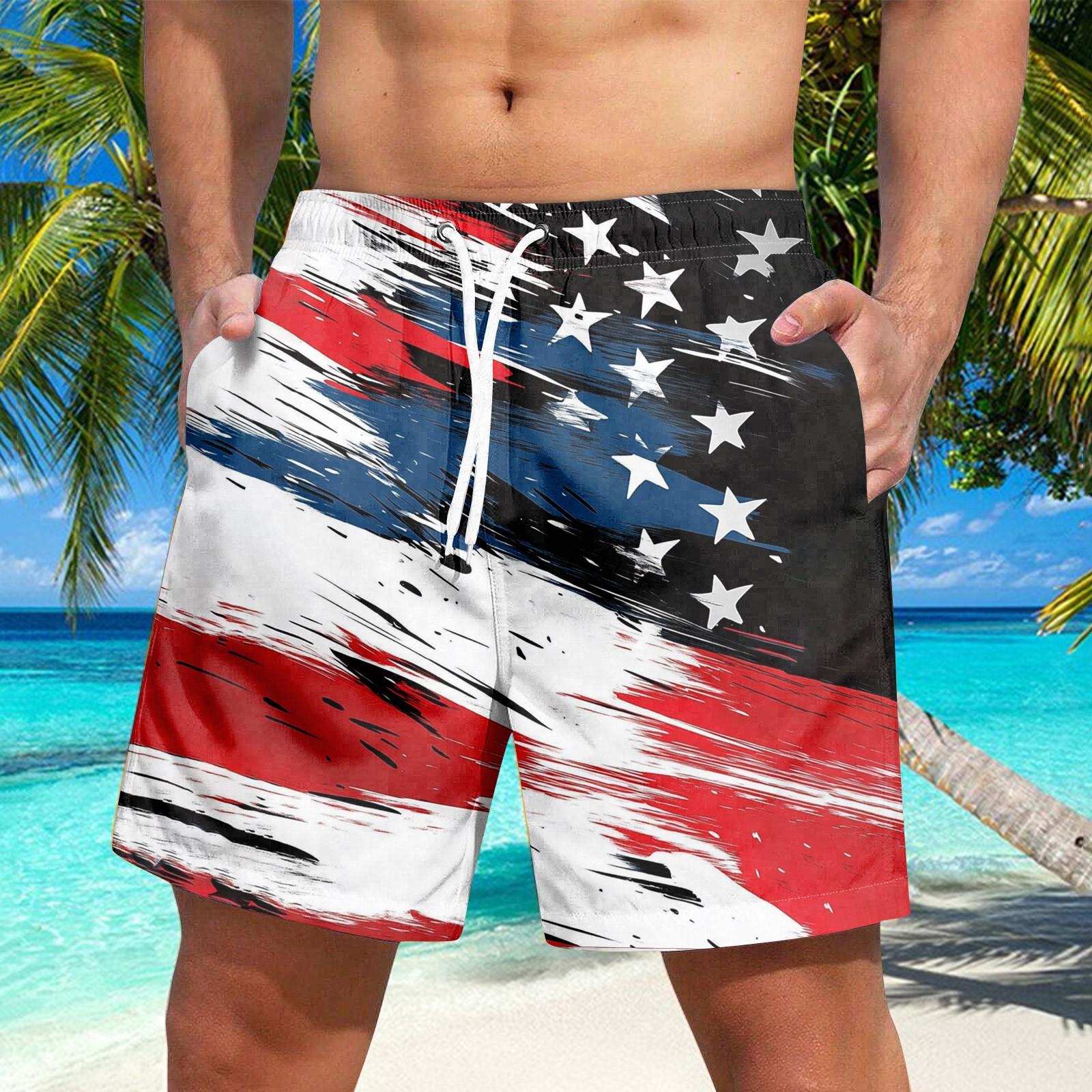 Men s Independence Day print lace-up shorts Casual pants M Темно-синій
Men s Independence Day print lace-up shorts Casual pants M Темно-синій