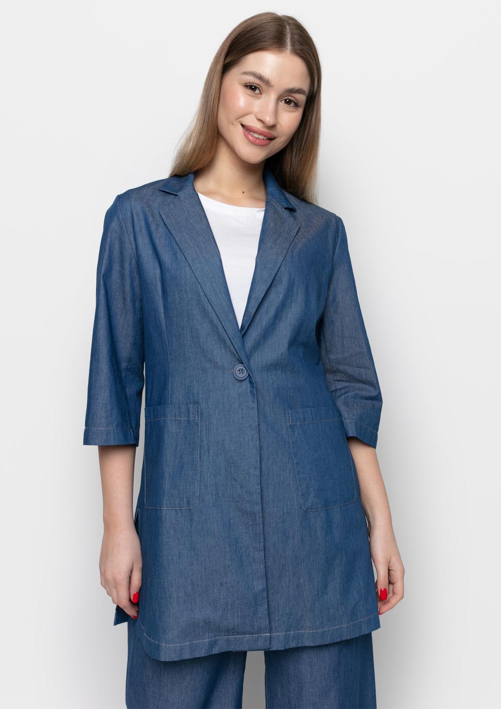 Жакет Samange L темно-синього кольору
Жакет Samange L темно-синього кольору