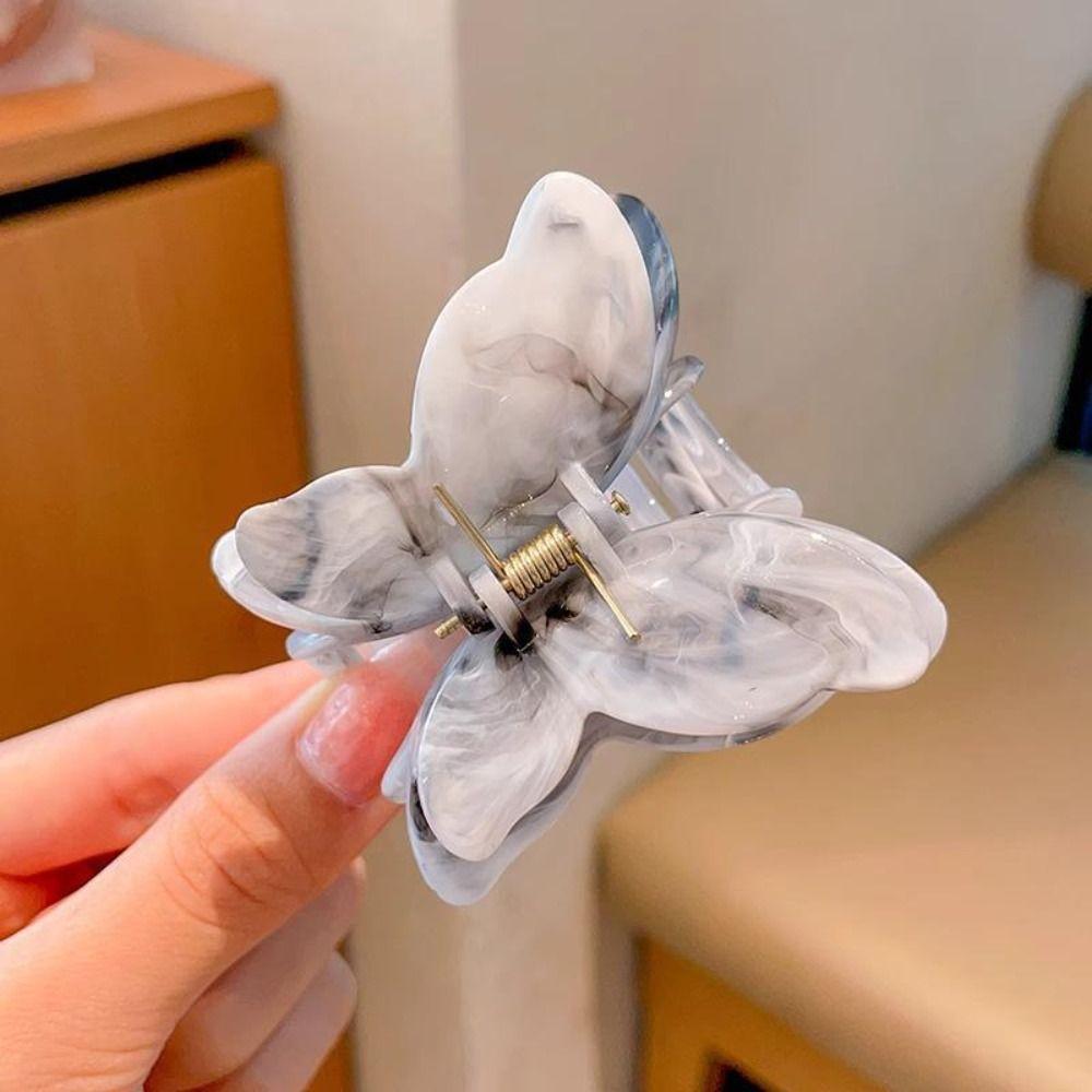 Colorful Acetate Butterfly Hair Claw Acetic Acid Sweet Shark Clip Retro Hair Crab Clip Wedding style7
Colorful Acetate Butterfly Hair Claw Acetic Acid Sweet Shark Clip Retro Hair Crab Clip Wedding style7