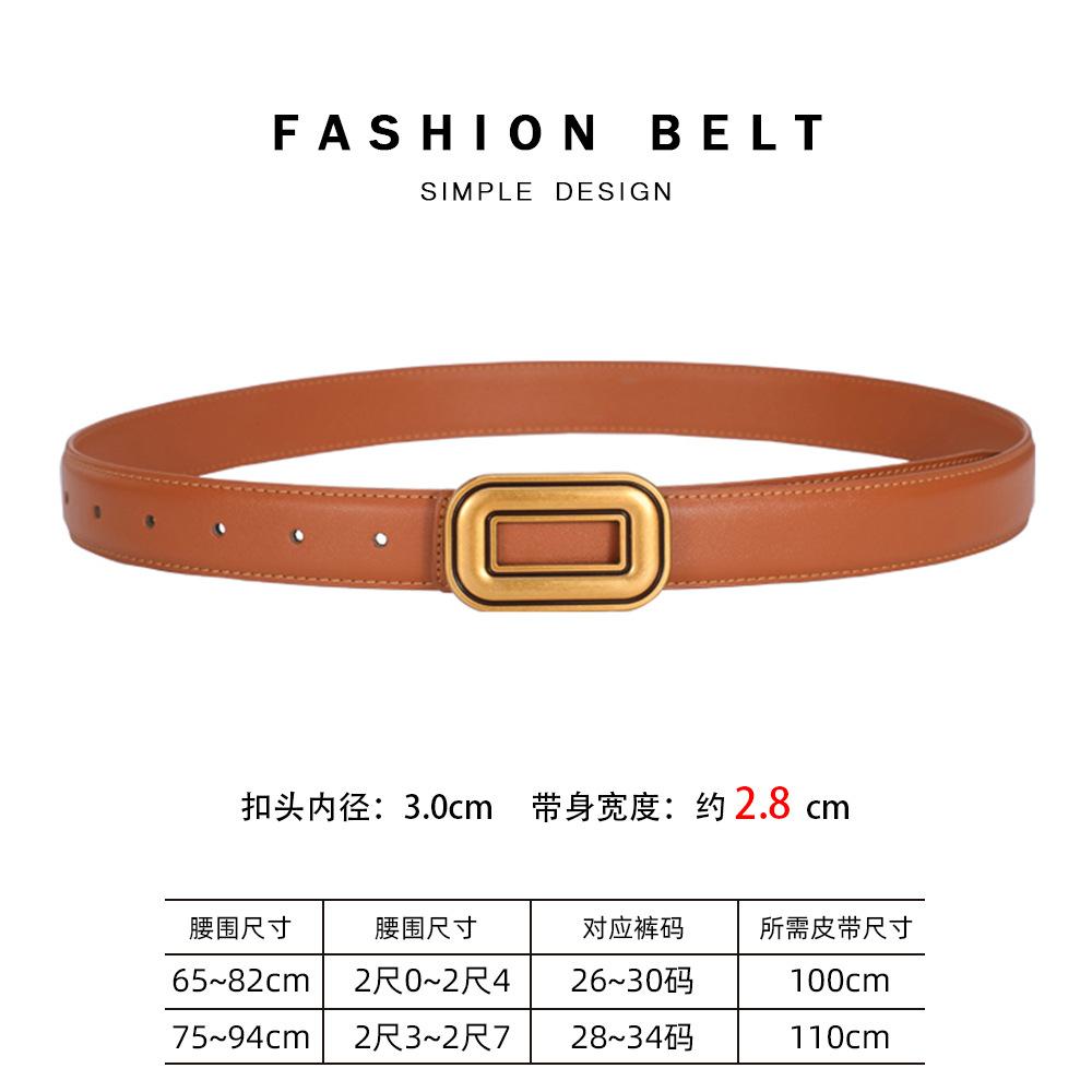 Женский ремень Простой кожаный ремень Женский премиум декоративный пояс для юбки 110cm оранжевый
Женский ремень Простой кожаный ремень Женский премиум декоративный пояс для юбки 110cm оранжевый