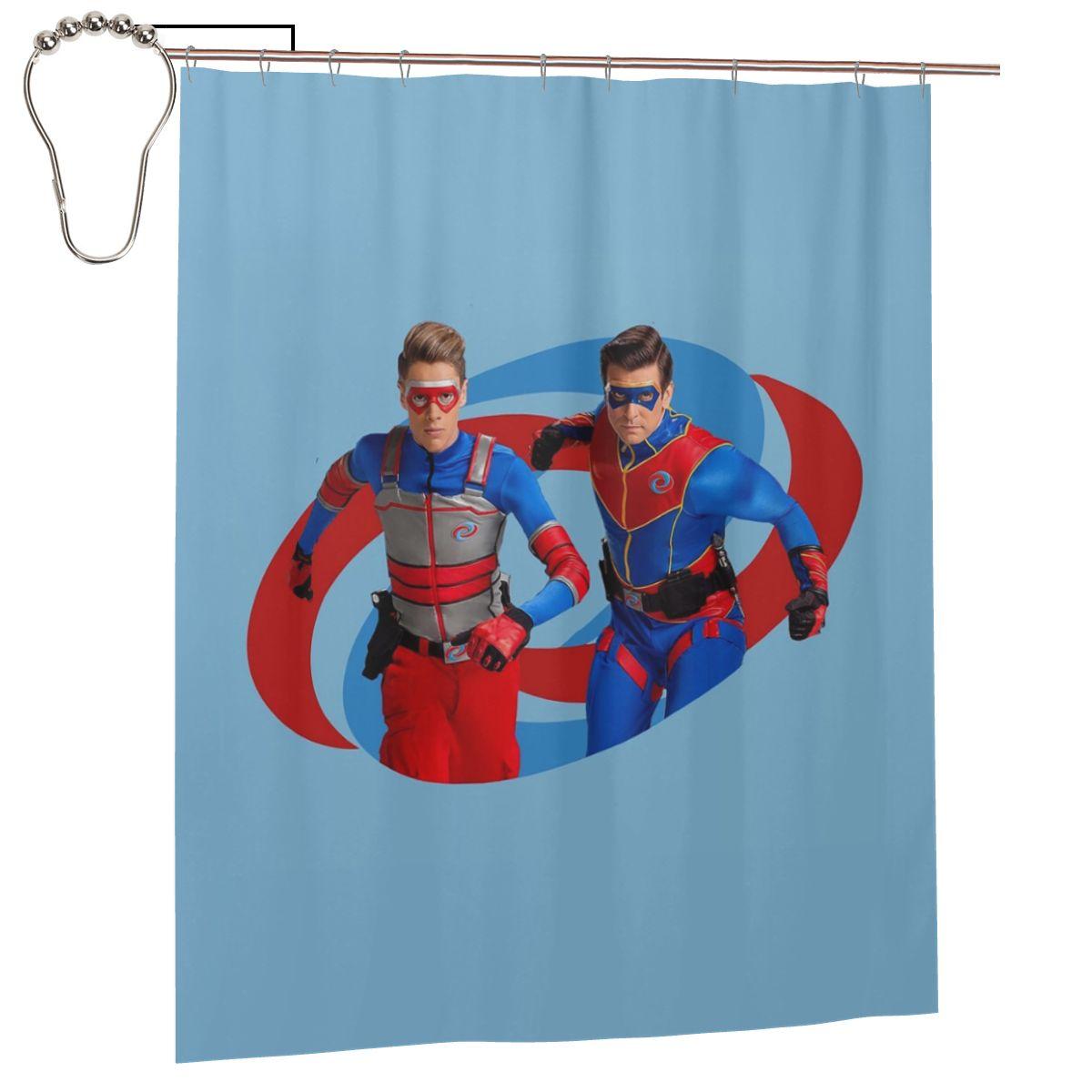 Henry Danger - Action Log Shower Curtain Bathroom Polyester Waterproof Bath Curtains With Hooks W60H190(CM)-1 Pcs
Henry Danger - Action Log Shower Curtain Bathroom Polyester Waterproof Bath Curtains With Hooks W60H190(CM)-1 Pcs