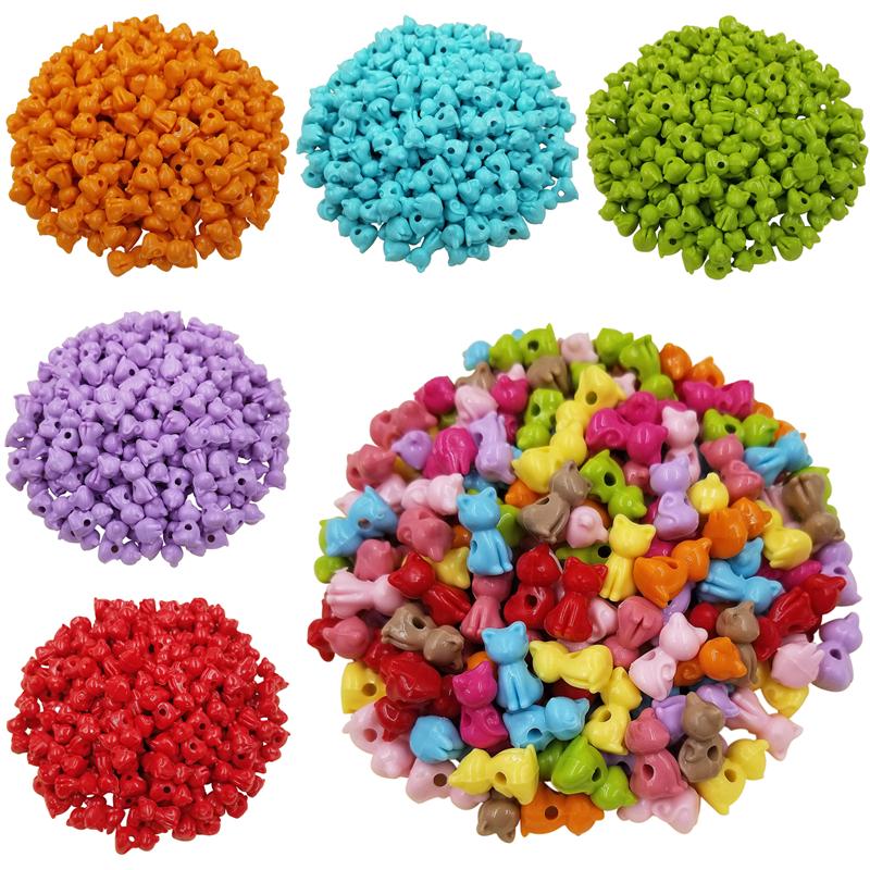 Creative Spacer Beads Multicolored DIY 20Pcs 15x9mm 3D Cat Beads Wholesale for Jewelry Making Acrylic
Creative Spacer Beads Multicolored DIY 20Pcs 15x9mm 3D Cat Beads Wholesale for Jewelry Making Acrylic