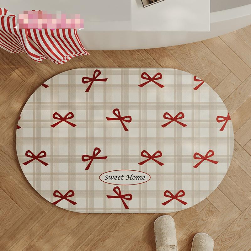 Cute Ins wind soft diatom mud floor mat bathroom floor mat bathroom door water absorption quick drying dirt resistant non-slip foot mat 40*60cm
Cute Ins wind soft diatom mud floor mat bathroom floor mat bathroom door water absorption quick drying dirt resistant non-slip foot mat 40*60cm