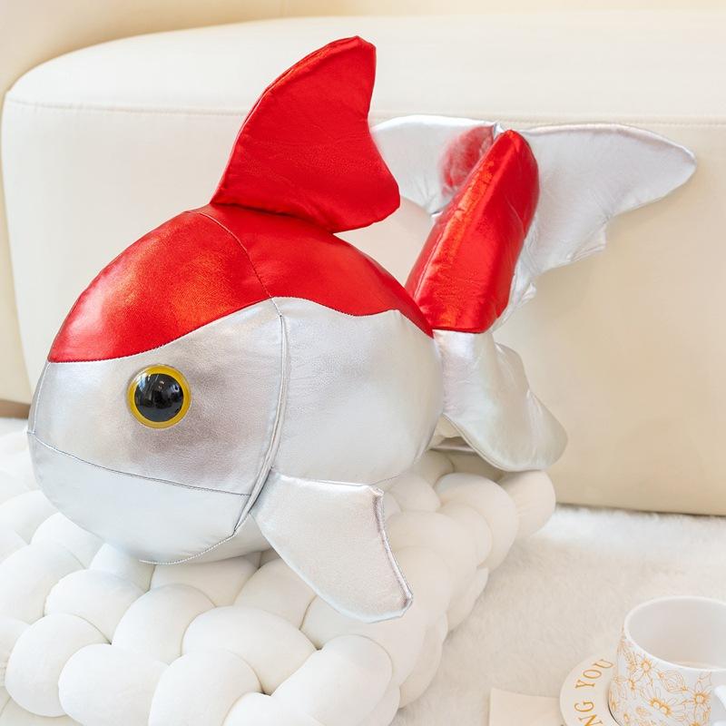 Creative soft red goldfish doll plush toy little goldfish doll children accompany soothing pillow rag doll 40*29*25cm(0.2kg)
Creative soft red goldfish doll plush toy little goldfish doll children accompany soothing pillow rag doll 40*29*25cm(0.2kg)