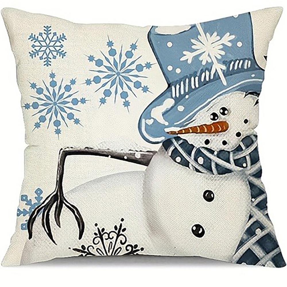 Christmas Pillowcases: Santa, Snow, Winter Gnome & Snowman Designs Sofa bed cushion cover, New Year home decoration 16x16Inch
Christmas Pillowcases: Santa, Snow, Winter Gnome & Snowman Designs Sofa bed cushion cover, New Year home decoration 16x16Inch