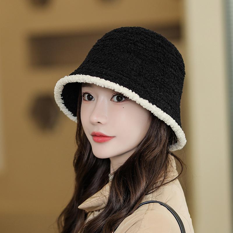 Autumn and Winter Outdoors Thickened for Warmth Fisherman Hat Women Fashion Leisure Piece Together Color Small Bucket Hat чорний
Autumn and Winter Outdoors Thickened for Warmth Fisherman Hat Women Fashion Leisure Piece Together Color Small Bucket Hat чорний