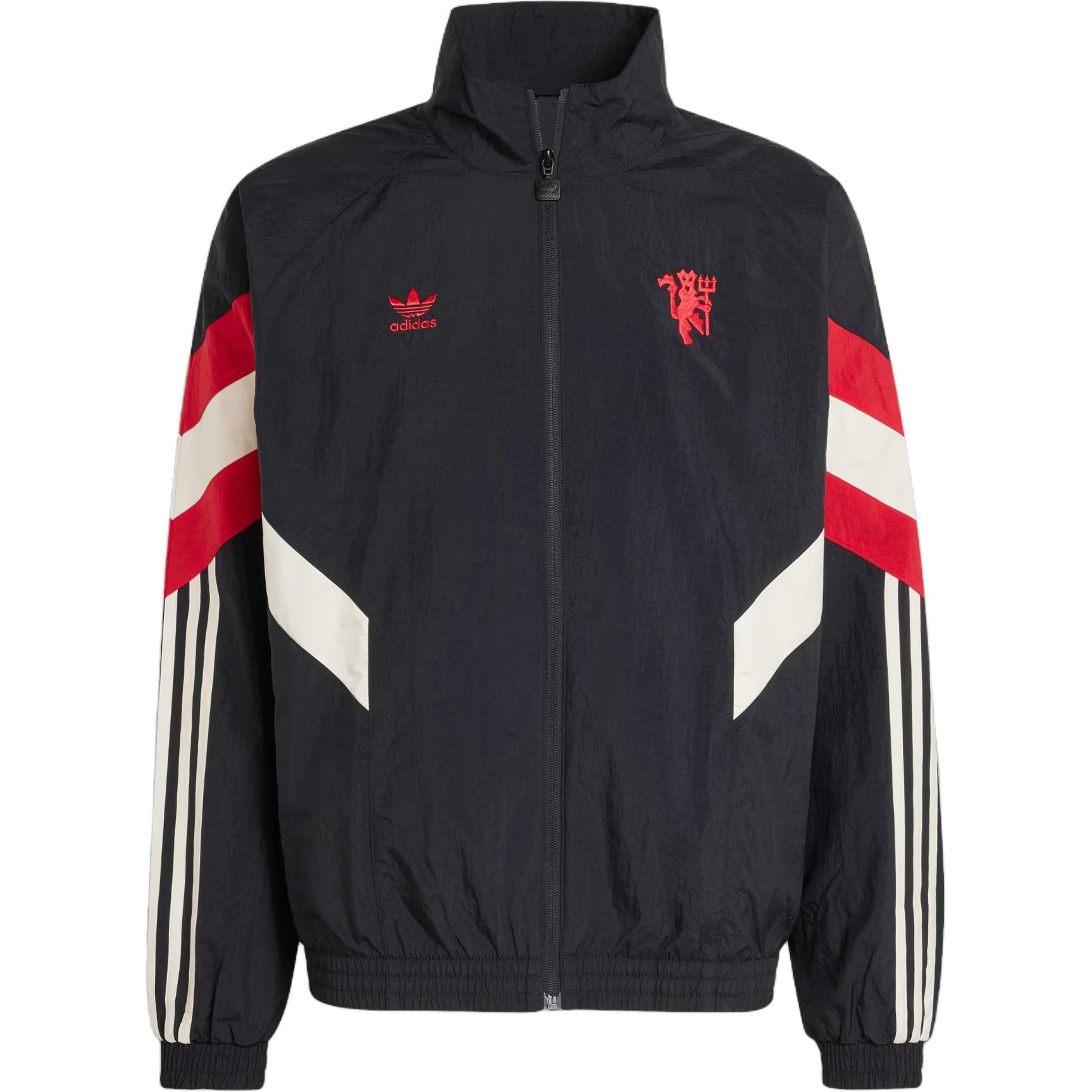 adidas Manchester United Originals Track Top черный/красный мужской уличный стиль IS6525 M
adidas Manchester United Originals Track Top черный/красный мужской уличный стиль IS6525 M