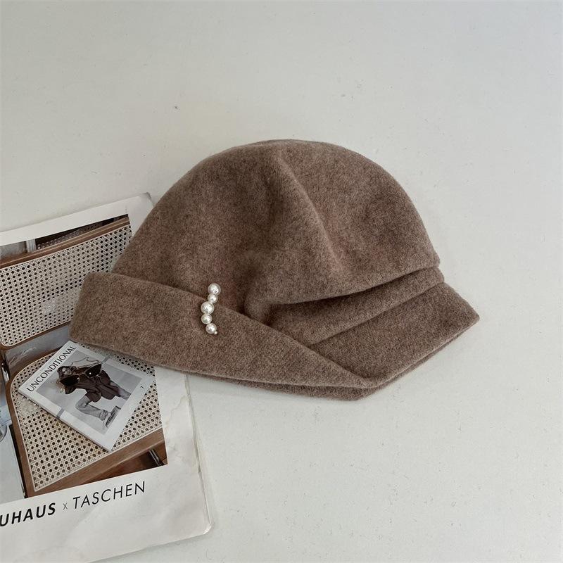 Осень и зима новый темперамент жемчужная цепочка показать лицо маленький универсальный теплый шляпа-ведро простой уличный шляпа-пирожок M(56-58cm) хаки
Осень и зима новый темперамент жемчужная цепочка показать лицо маленький универсальный теплый шляпа-ведро простой уличный шляпа-пирожок M(56-58cm) хаки