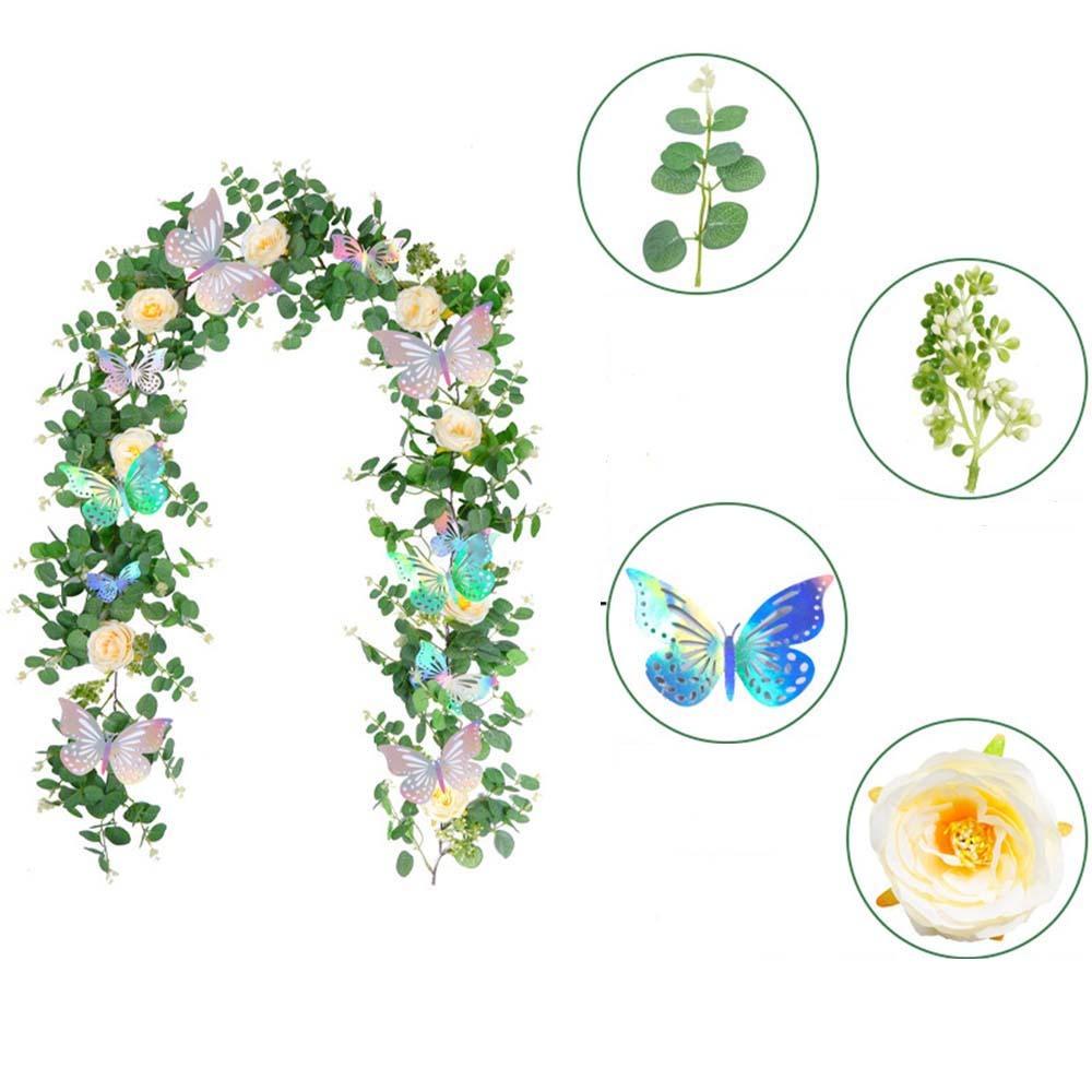 Романтичний штучний лист евкаліпта Виноградна лоза Пластикова імітація Квіткова лоза Торговий центр Style 6
Романтичний штучний лист евкаліпта Виноградна лоза Пластикова імітація Квіткова лоза Торговий центр Style 6