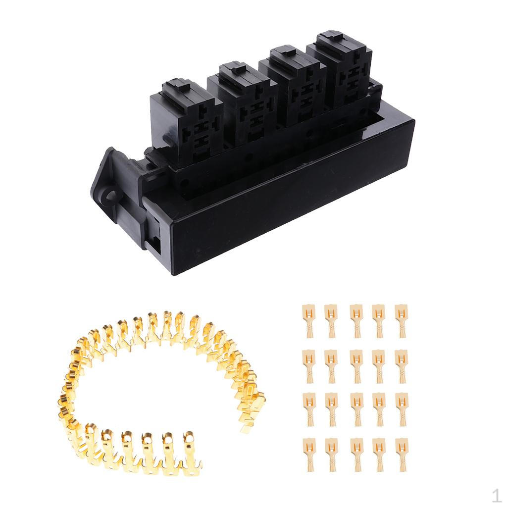 12V 80A Auto Replacement 5 Pin 15 Holder Houisng Socket with Terminals
12V 80A Auto Replacement 5 Pin 15 Holder Houisng Socket with Terminals