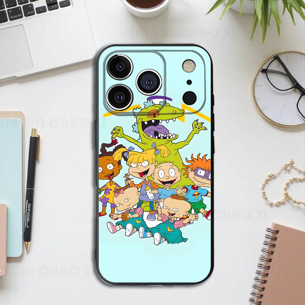 Rugrats Cartoon Silicone Soft Phone Case For IPhone17 16 15 14 13 12 11 Pro Max Plus X XR SE Cover iPhone15
Rugrats Cartoon Silicone Soft Phone Case For IPhone17 16 15 14 13 12 11 Pro Max Plus X XR SE Cover iPhone15