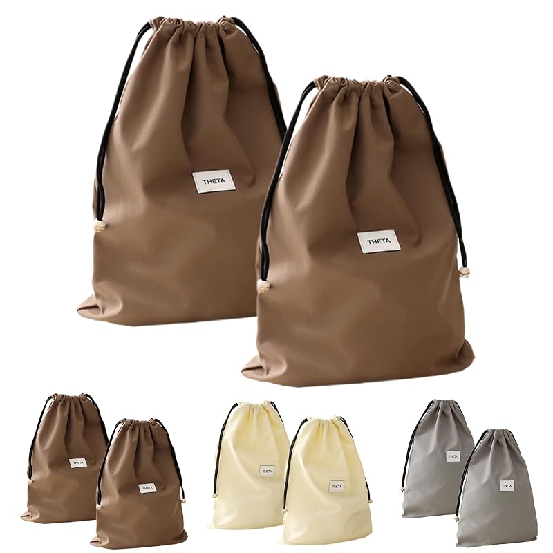 TIANZONG drawstring bag drawstring pouch storage bag changing bag trip business trip Gym Plain color Washable storage pouch travel pouch (Brown, L
TIANZONG drawstring bag drawstring pouch storage bag changing bag trip business trip Gym Plain color Washable storage pouch travel pouch (Brown, L