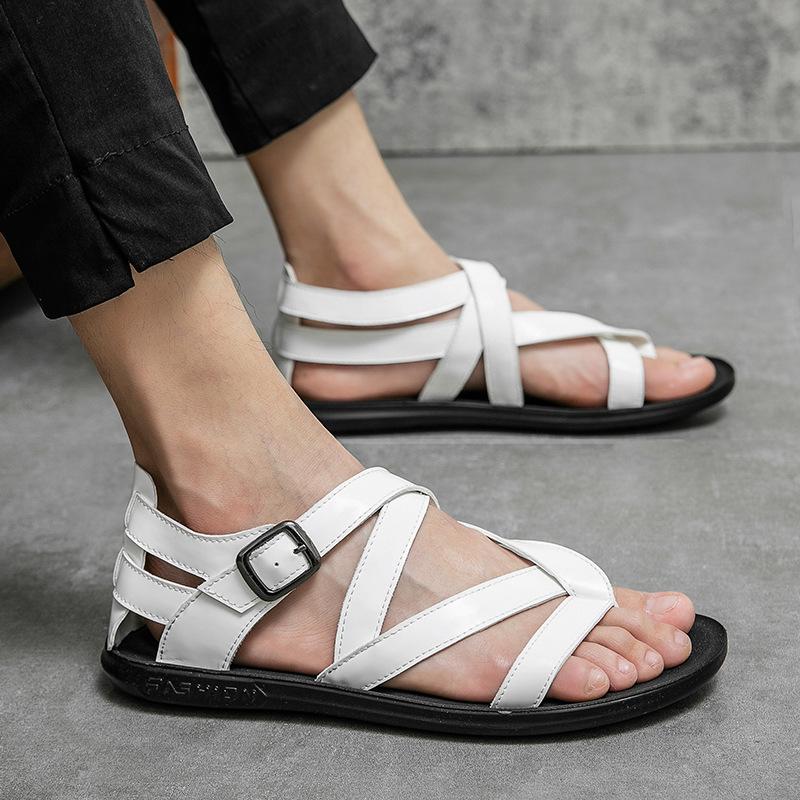 Large Size Roman Sandals Men s Size 45 British Casual Hollow Beach Shoes Pin Sandals Men s Outdoor Shoes 38 белый
Large Size Roman Sandals Men s Size 45 British Casual Hollow Beach Shoes Pin Sandals Men s Outdoor Shoes 38 белый
