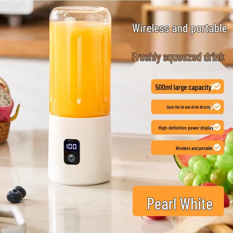 Portable Wireless Juicer with HD LED Display, 500ML Capacity for Home & Outdoor Use Z4 Portable Juicing Cup
Portable Wireless Juicer with HD LED Display, 500ML Capacity for Home & Outdoor Use Z4 Portable Juicing Cup